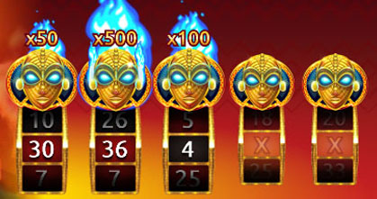 Glückszahlen beim 9 Masks of Fire