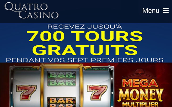 Tours gratuit chez Quatro Casino - Jackpots aux machines à sous