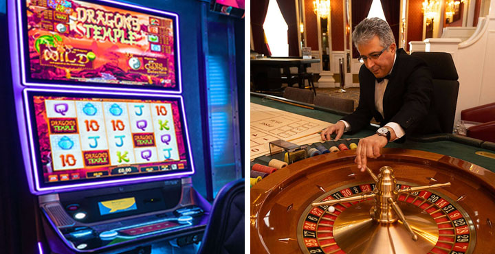 Jeu de roulette au casino comparé à une machine à sous qui paye